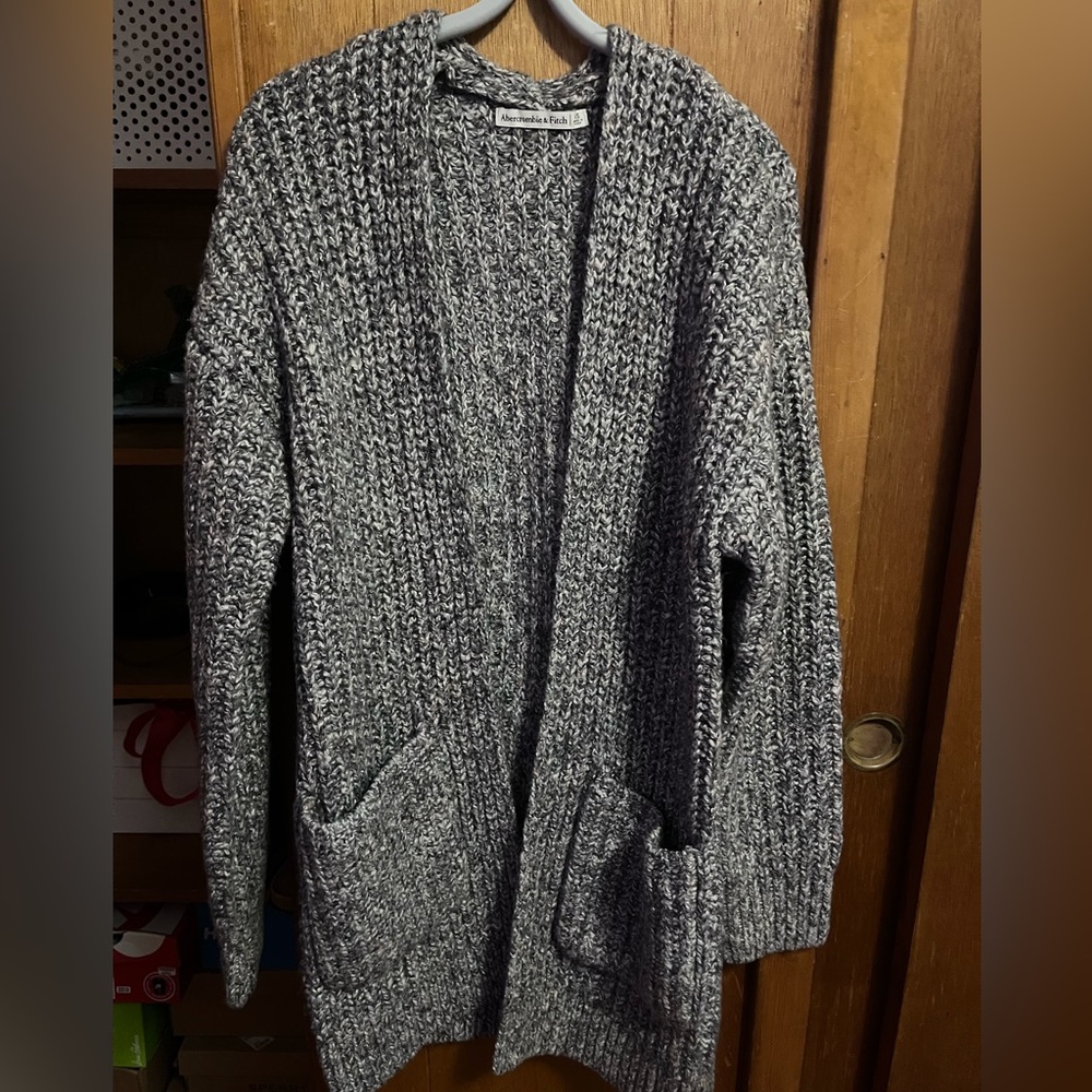 Abercrombie & Fitch wool cardigan.